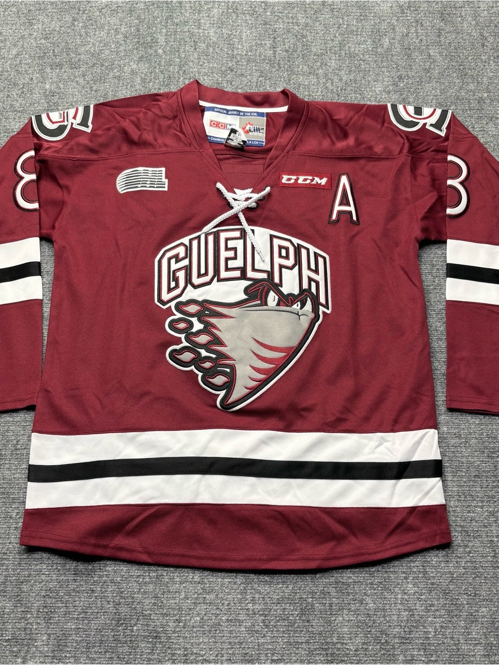 CCM CHL Guelph Storm Hockey Jersey Mens 48 M Drew Doughty Canada Made